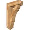 Ekena Millwork Olympic Arts and Crafts Rough Sawn Bracket w/ Offset Brace, Western Red Cedar, 8"W x 26"D x 38"H BKT0806X26X38OLY03RWR - alternate 1